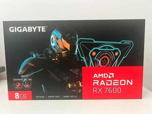 AMD Radeon RX 7600 Gigabyte Gaming OC (Nieuw), Computers en Software, Videokaarten, Nieuw, AMD, PCI-Express 4.0, GDDR6, HDMI, DisplayPort