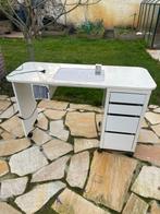 Nageltafel met afzuiging + gellakjes, Ophalen, Met wielen, Gebruikt, Bureau