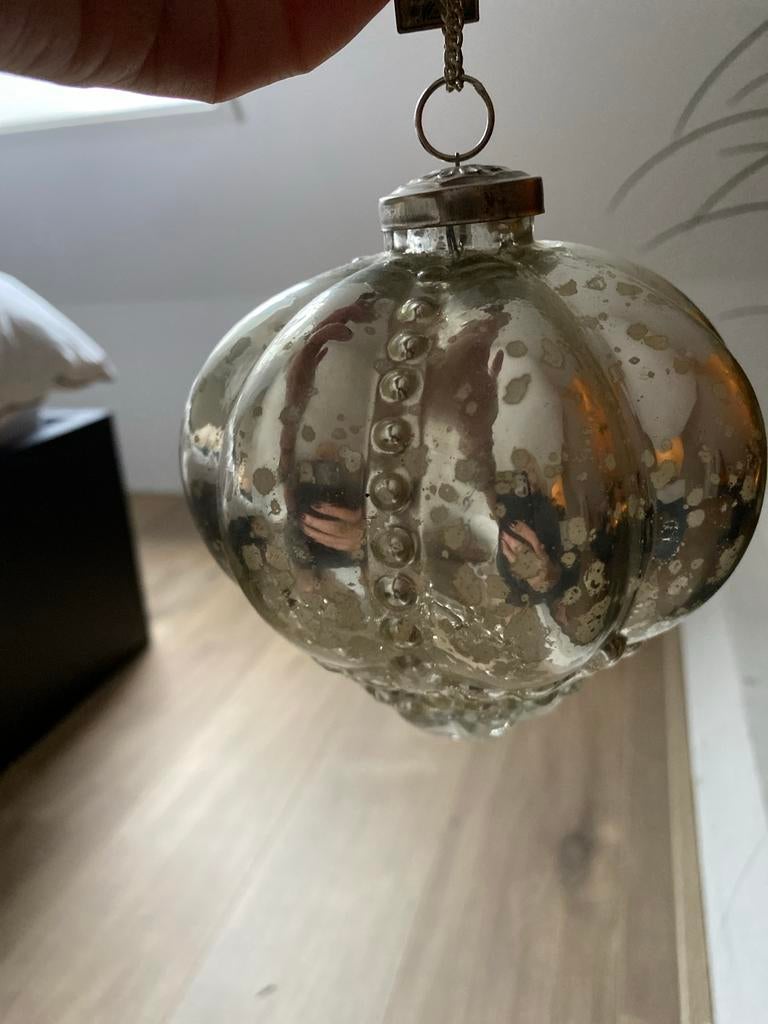 Riviera Maison kerstballen + ster sierobject, Ophalen, Zo goed als nieuw