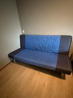 Slaapbank met lattenbodem, Huis en Inrichting, Slaapkamer | Slaapbanken, Ophalen, Gebruikt, Blauw, 140 cm