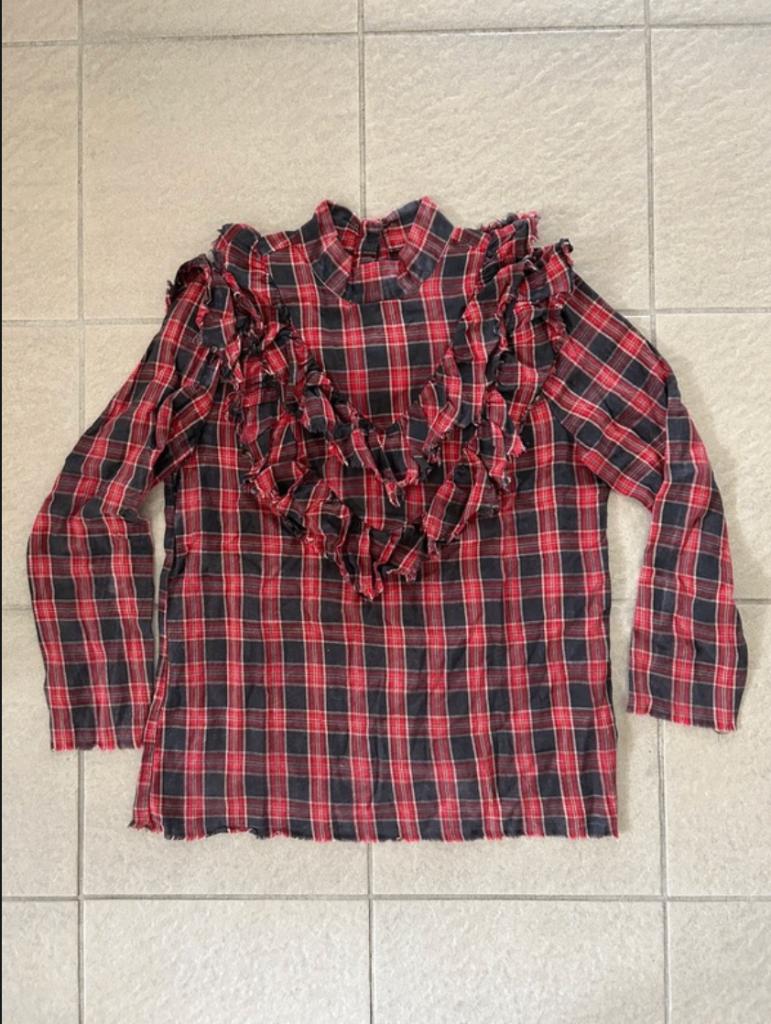 Zara origineel geruiten shirt (maat XS), Overige kleuren, Zara, Ophalen of Verzenden, Zo goed als nieuw