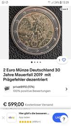2 Euro munt 30 Jahre Mauerfall 2019 zeldzame Jubileum Munt., Postzegels en Munten, 2 euro, Duitsland, Ophalen of Verzenden, Losse munt