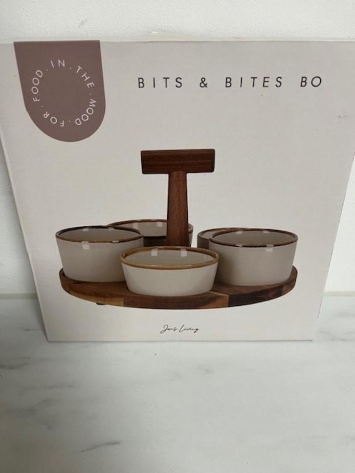 Serveerschaaltjes JENS Living 25297 Bits & Bites Bo beige, Huis en Inrichting, Keuken | Servies, Nieuw, Schaal of Schalen, Overige stijlen