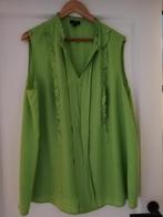 YESTA mouwloze blouse maat 2=50, Kleding | Dames, Grote Maten, Groen, Ophalen of Verzenden, Zo goed als nieuw, Blouse of Tuniek