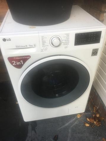 LG Was- en Droogmachine 8/5 kg., Wassen  Drogen in 1 machine beschikbaar voor biedingen