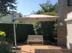 Glatz Sombrano S+ zweefparasol met voet, Tuin en Terras, Ophalen, Kantelbaar, 3 tot 4 meter, Zweefparasol