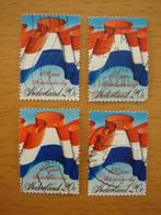 400 jaar Nederlandse vlag 16x  NVPH 1010 en 1011, Na 1940, Ophalen of Verzenden, Gestempeld