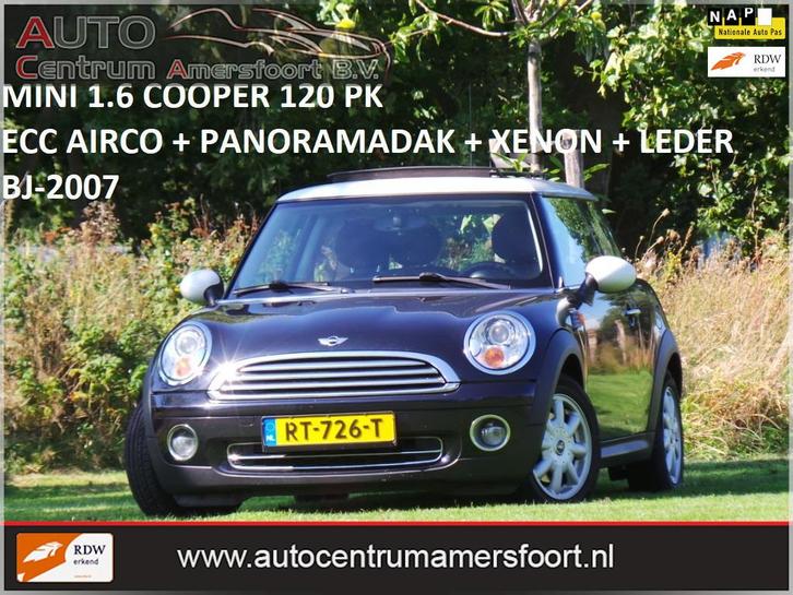 Mini Mini 1.6 Cooper Chili ( AIRCO + INRUIL MOGELIJK ), Auto's, Mini, Te koop, Cooper, ABS, Airbags, Airconditioning, Boordcomputer