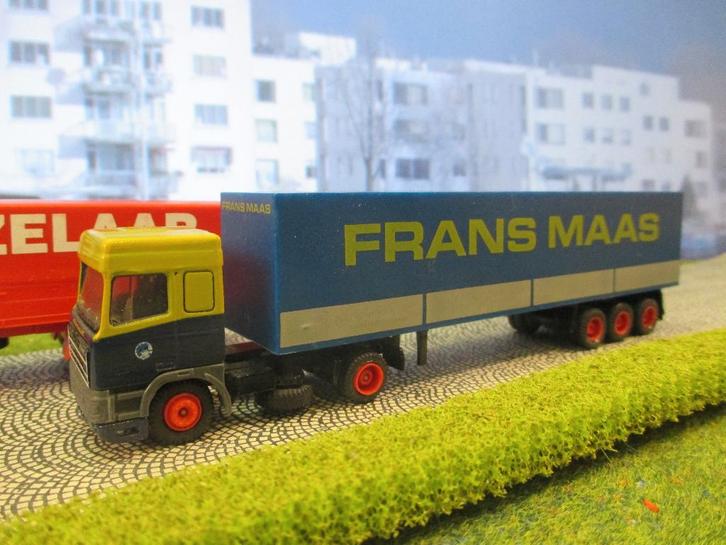 DAF 95 FRANS MAAS - Holland Oto, Hobby en Vrije tijd, Modelauto's | 1:87, Gebruikt, Bus of Vrachtwagen, Overige merken, Ophalen of Verzenden