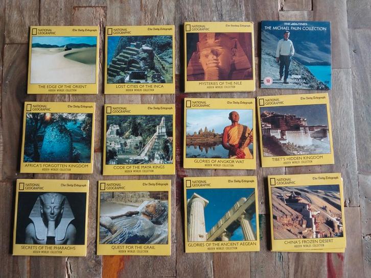 National Geographic Hidden Worlds Collectie + Michael Palin, Boeken, Reisgidsen, Zo goed als nieuw, Overige typen, Azië, Overige merken