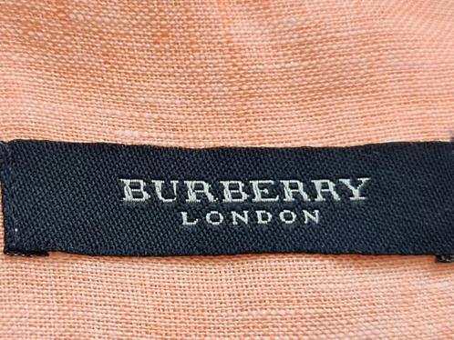 Nieuw Burberry London overhemd met Linnen stof maat 42, Kleding | Heren, Overhemden, Nieuw, Halswijdte 41/42 (L), Oranje, Verzenden