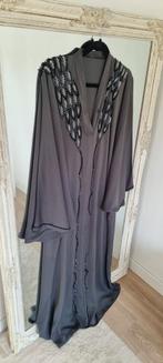 Faracha Abaya met kralen One Size, Maat 38/40 (M), Ophalen of Verzenden, Grijs, Gedragen