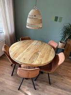 Eettafel met stoelen, Huis en Inrichting, Complete eetkamers, Ophalen, 4 tot 6 stoelen