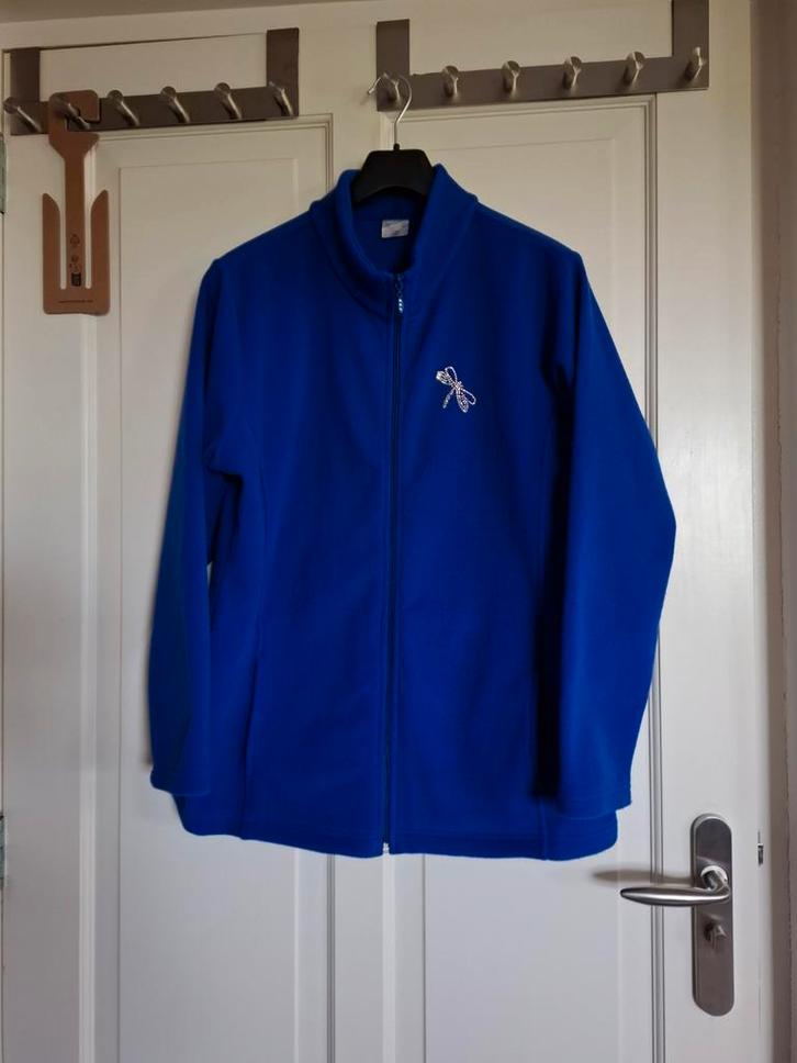 tk:zagn. FLEECE VEST mt.(42) 44 kobaltblauw., Kleding | Dames, Truien en Vesten, Zo goed als nieuw, Maat 42/44 (L), Blauw, Ophalen of Verzenden