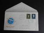 eerstedag enveloppe FDC e 18, Ophalen of Verzenden, Beschreven, Nederland