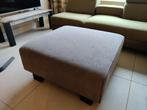 Hocker (poef) grijs, Huis en Inrichting, Banken | Voetenbanken en Poefen, Ophalen, Gebruikt, Vierkant, 75 tot 100 cm