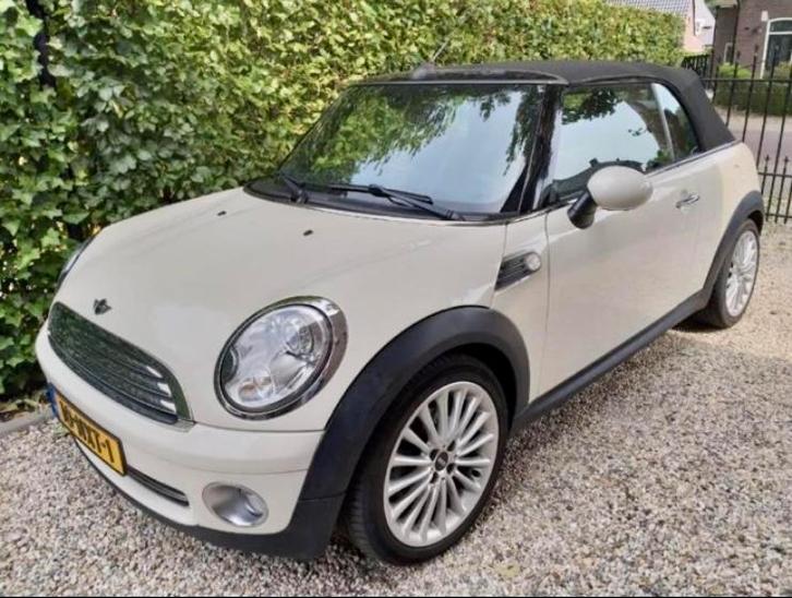 Mini 1.6 Cooper Cabrio AUT 2009 Wit, Auto's, Mini, Particulier, Benzine, D, Cabriolet, Automaat, Geïmporteerd, Wit, Voorwielaandrijving