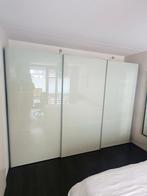 Grote witte kledingkast met schuifdeuren, Huis en Inrichting, Kasten | Kledingkasten, Ophalen, 200 cm of meer, Zo goed als nieuw