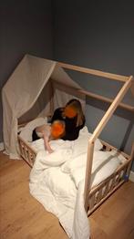 Vloerbed, Kinderen en Baby's, Kinderkamer | Bedden, Ophalen, 70 tot 85 cm, 140 tot 160 cm, Zo goed als nieuw
