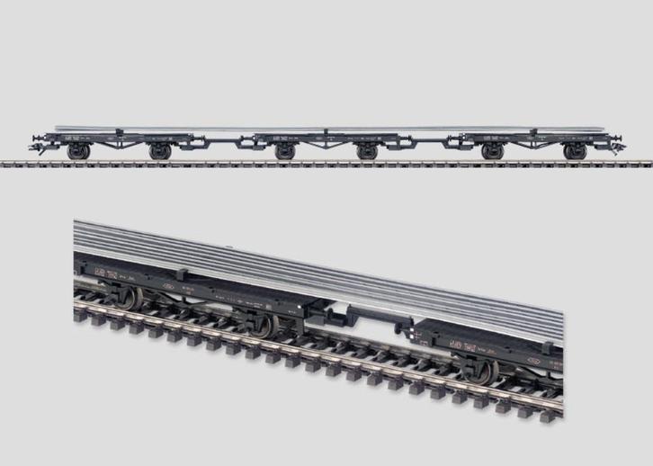 Märklin 45095 Transportwagens met railprofielen AC DC, Hobby en Vrije tijd, Modeltreinen | H0, Nieuw, Wagon, Gelijkstroom of Wisselstroom