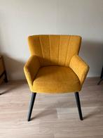 Mooie okergele fauteuils, Huis en Inrichting, Fauteuils, Ophalen, 75 tot 100 cm, Zo goed als nieuw, Stof