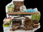 Hamsterscaping terrarium hamsterkooi hok inc veel extra’s, Dieren en Toebehoren, Knaagdieren en Konijnen | Hokken en Kooien, Zo goed als nieuw