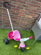 Te koop Smoby driewieler met duwstang, Ophalen of Verzenden, Gebruikt, Smoby, Duwstang