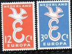 Nvph 713-714 europa zegels 1958 postfris, Ophalen of Verzenden, Na 1940, Postfris