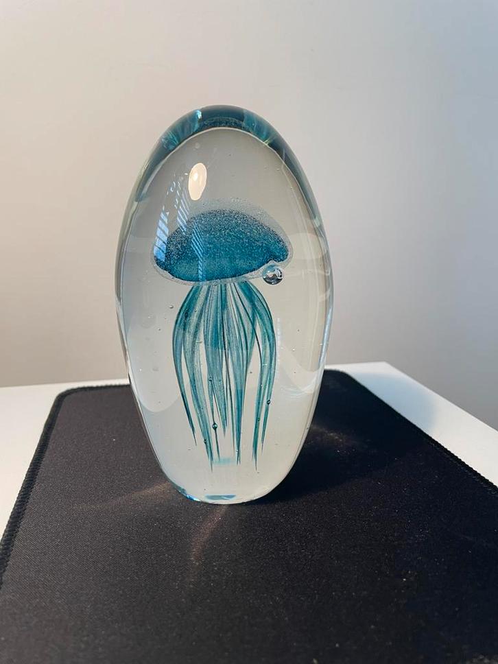 Glazen designobject (press papier)  – kwal in glas – 19 cm, Antiek en Kunst, Kunst | Designobjecten, Ophalen