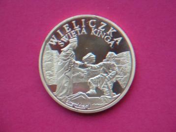 Penning UNC Wieliczka zoutmijn Krakau Polen.  beschikbaar voor biedingen