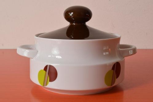 Retro vintage Mitterteich Bavaria schaal met deksel, Huis en Inrichting, Keuken | Servies, Zo goed als nieuw, Schaal of Schalen