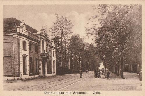 Zeist - 514 - twa : Donkere Laan (nu Slotlaan) met Sociëteit, Verzamelen, Ansichtkaarten | Nederland, Utrecht, Voor 1920, Verzenden