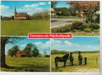 Nijeholtpade 4 luik Kerk Paarden Gelopen 1984, Verzenden, 1980 tot heden, Gelopen, Friesland