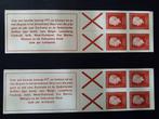 Postzegelboekjes 9G en 9Gf met TELBLOKJE en POSTFRIS, Ophalen of Verzenden, Na 1940, Postfris
