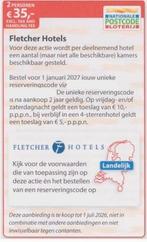 Fletcher Hotels 2 personen voor € 35,-, Twee personen, 1 overnachting