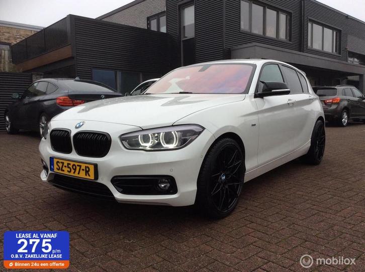 BMW 1-serie 118d Executive 19"lm vlg Nav Apple Carplay nap l, Auto's, BMW, Bedrijf, Te koop, 1-Serie, ABS, Achteruitrijcamera