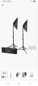 Fotostudio verlichting  2 statieven, Ophalen, Nieuw, Lamp of Flitsset