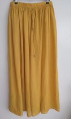 Zara lange, gele ramie rok, maat L, Verzenden, Zara, Geel, Nieuw