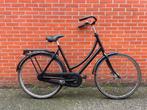 Zwarte oma fiets 28 inch stadsfiets met resvere sleutel, 56 cm of meer, Ophalen, Zo goed als nieuw