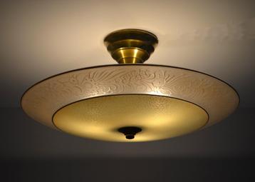 Kolossale Art-Deco / Art-Nouveau schaallamp - 1930 - 70 cm ! beschikbaar voor biedingen