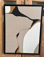 Lijnenspel in kleur op linnen, Antiek en Kunst, Kunst | Schilderijen | Abstract, Ophalen of Verzenden