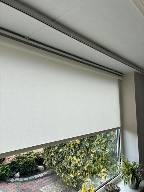 Rolgordijnen 3 stuks kleur licht beige, Huis en Inrichting, Stoffering | Gordijnen en Lamellen, Gebruikt, 150 tot 200 cm, Beige