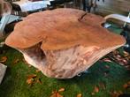 Unieke boomstamtafel / massieve boomschijf – robuust & karak, Ophalen of Verzenden