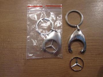 Mercedes - Benz sleutelhanger met winkelwagenmunt beschikbaar voor biedingen