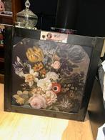 Rond schilderij wanddecoratie bloemen nieuw, Huis en Inrichting, Woonaccessoires | Schilderijen, Tekeningen en Foto's, Ophalen