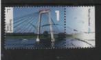 ‹(•¿•)› nl # i0960 brug tab, Verzenden, Na 1940, Gestempeld