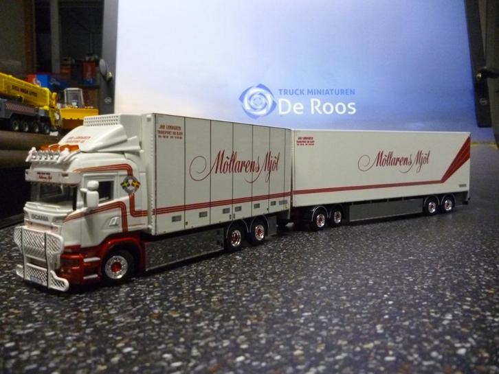 WSI Scania Jan Lundgren Transport, Hobby en Vrije tijd, Modelauto's | 1:50, Nieuw, Bus of Vrachtwagen, Wsi, Verzenden