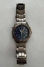 Seiko Chronograph 7T32-7H40 Titanium heren horloge., Ophalen of Verzenden, Gebruikt, Staal, Seiko