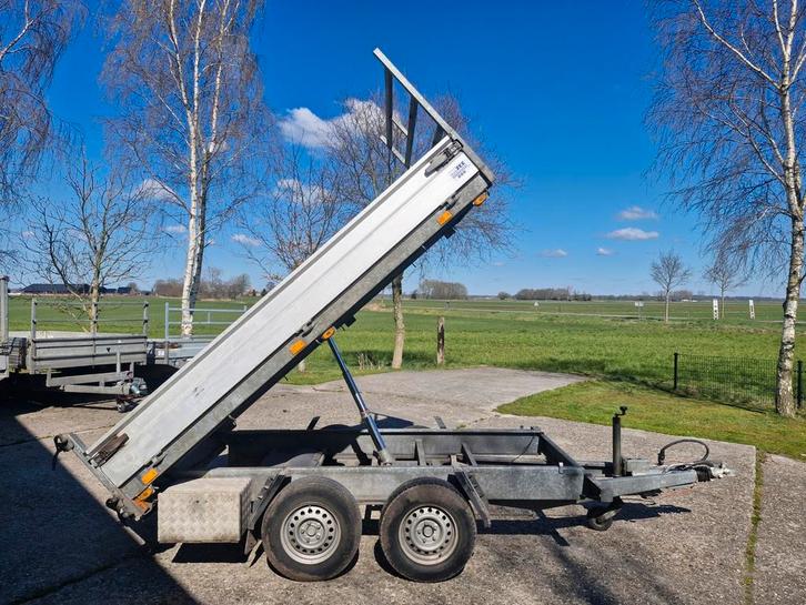 Hapert elektrische kieper 3500kg, Auto diversen, Aanhangers en Bagagewagens, Zo goed als nieuw, Ophalen