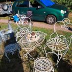 Brocante tuinset, Ophalen, Gebruikt, Overige materialen, 2 zitplaatsen